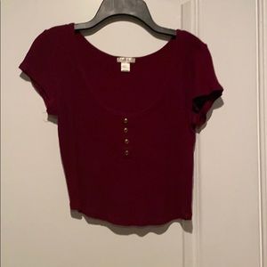 bozzolo burgundy shirt